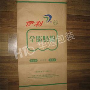 黃色國産(chǎn)紙縫底塑複合袋(dài)